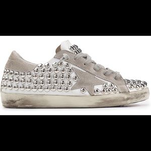 GOLDEN GOOSE “Superstar Old” Studded Low-tops